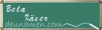 Bela Käser Visitenkarte
